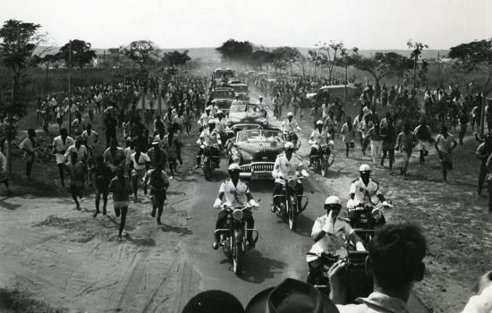Tournée de Charles de Gaulle à Brazzaville