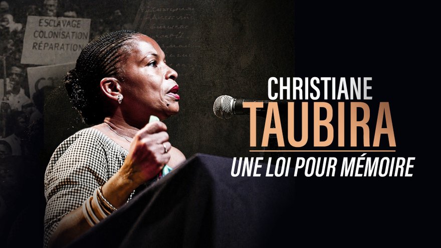 Affiche du documentaire Christiane Taubira, une loi pour mémoire