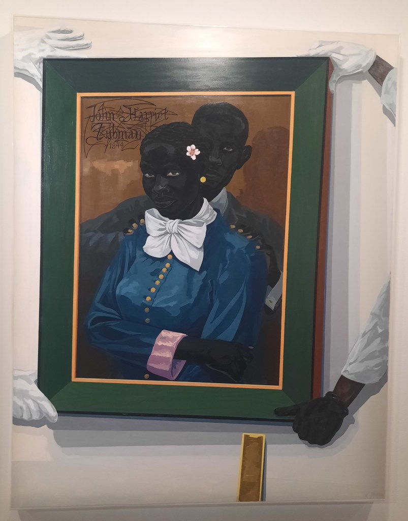 Still-life wedding with Wedding Portrait, Kerry James Marshall (2015)